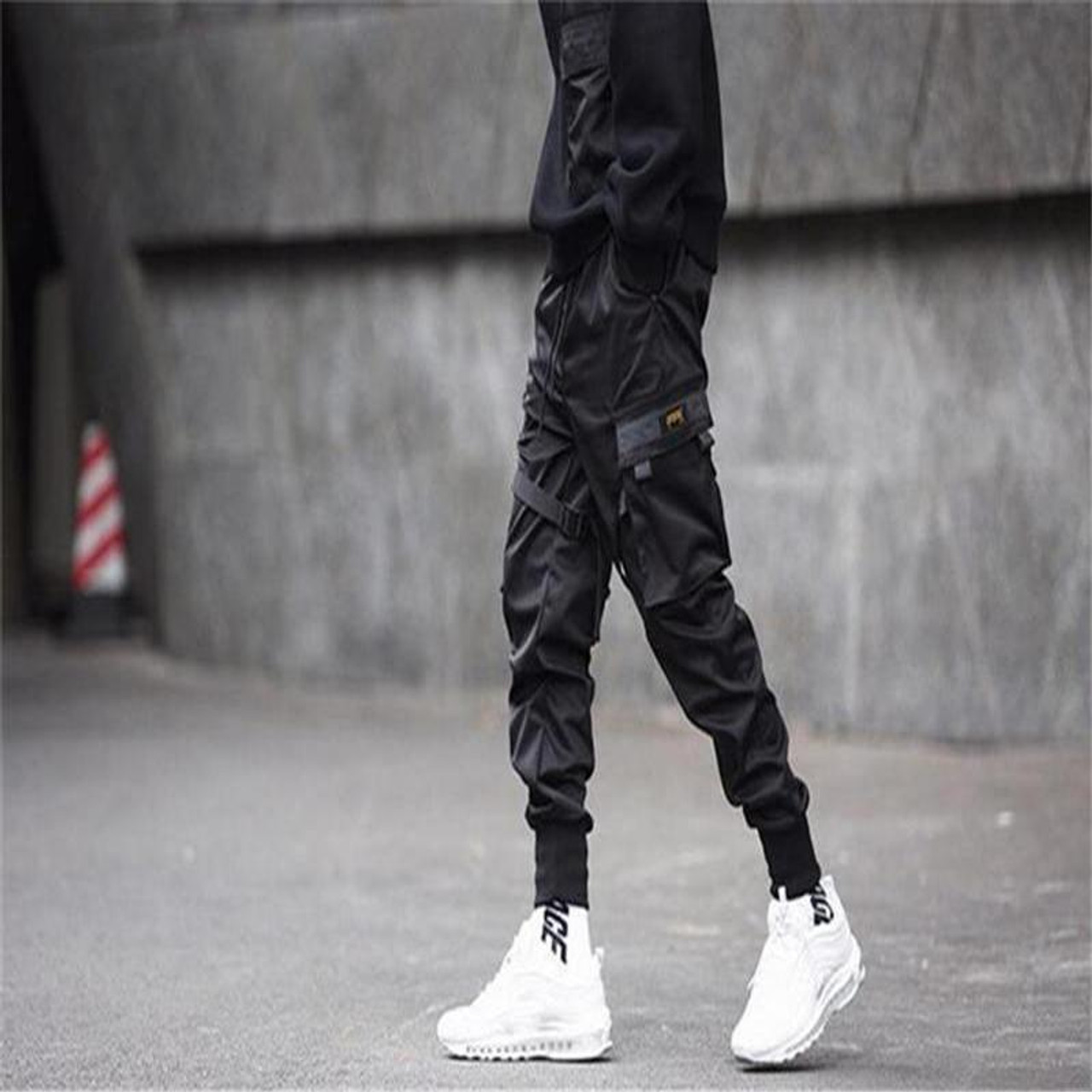 Womens Hip Hop Trousers Elastic Drawstring High India  Ubuy