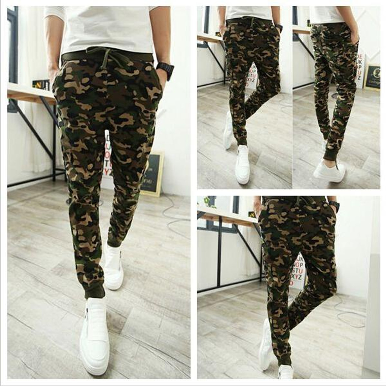 Camo Joggers Pencil Pants 2021 Fashion Slim Fit Camouflage Pants Men Pants  For Track New Arrival KH85340211  OnshopDealsCom