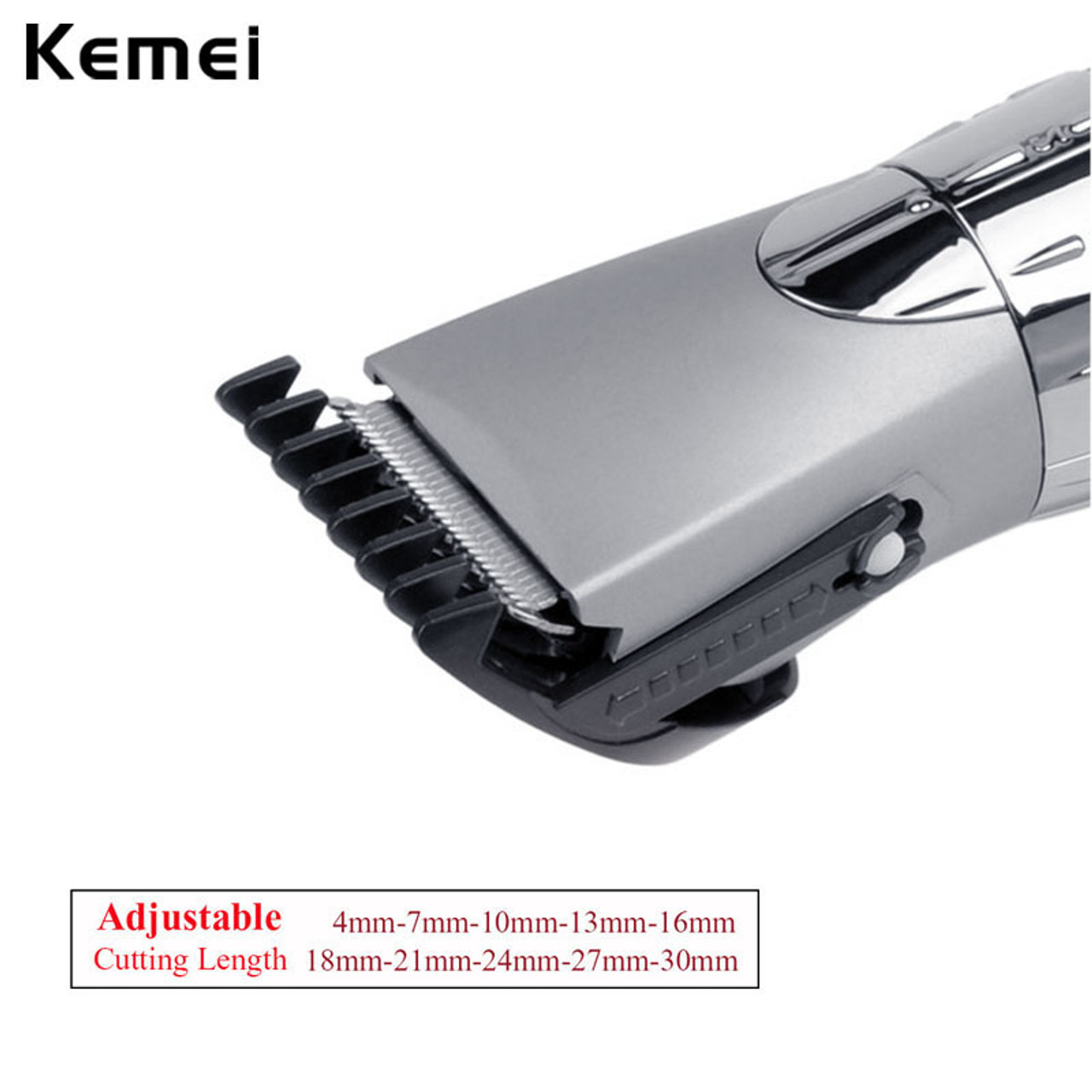 200 240v Waterproof Kemei Electric Hair Clipper Razor Men Shaver