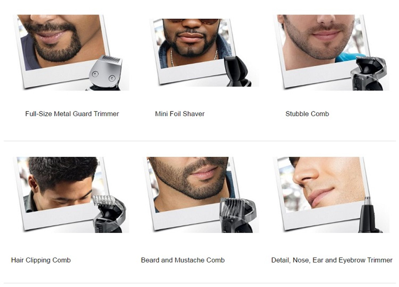 beard trimmer comb sizes