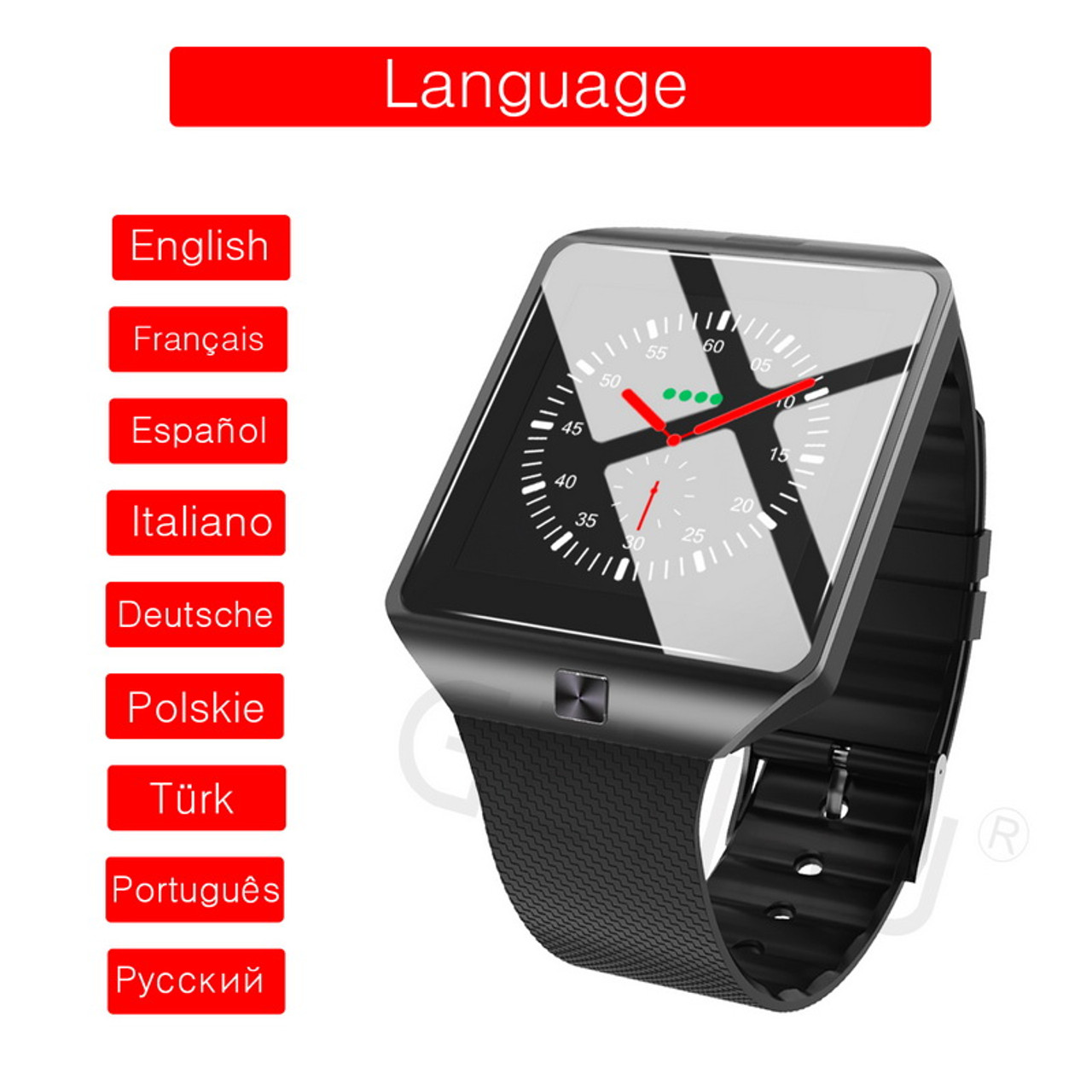 getihu smart watch dz09