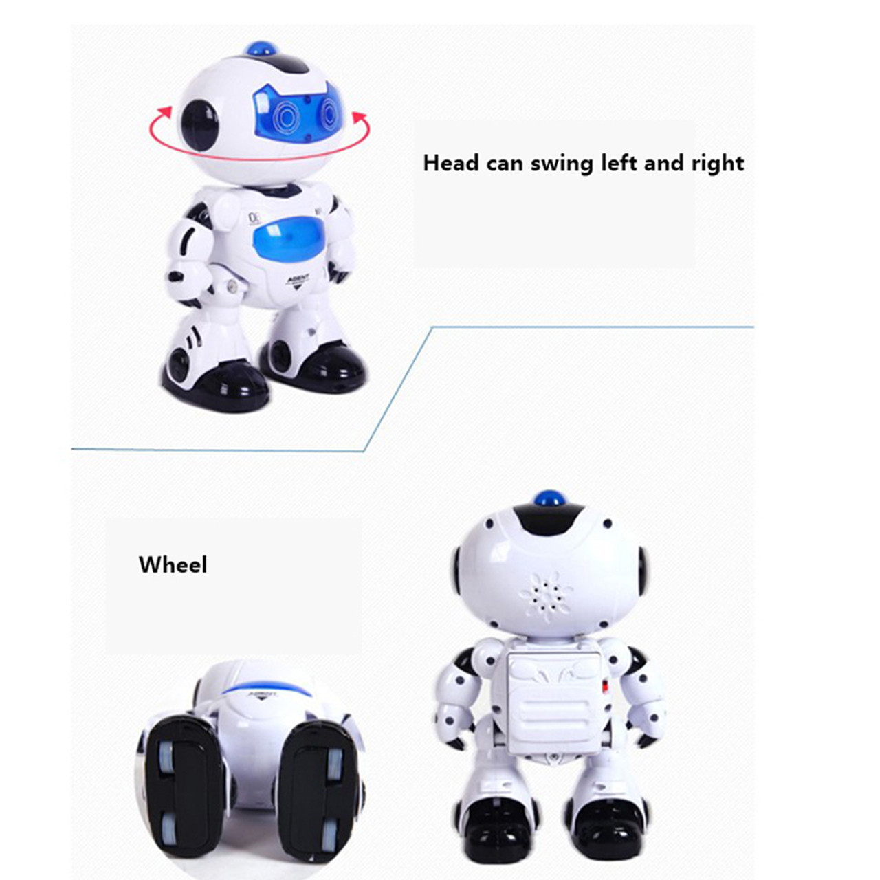 electronic walking dancing robot