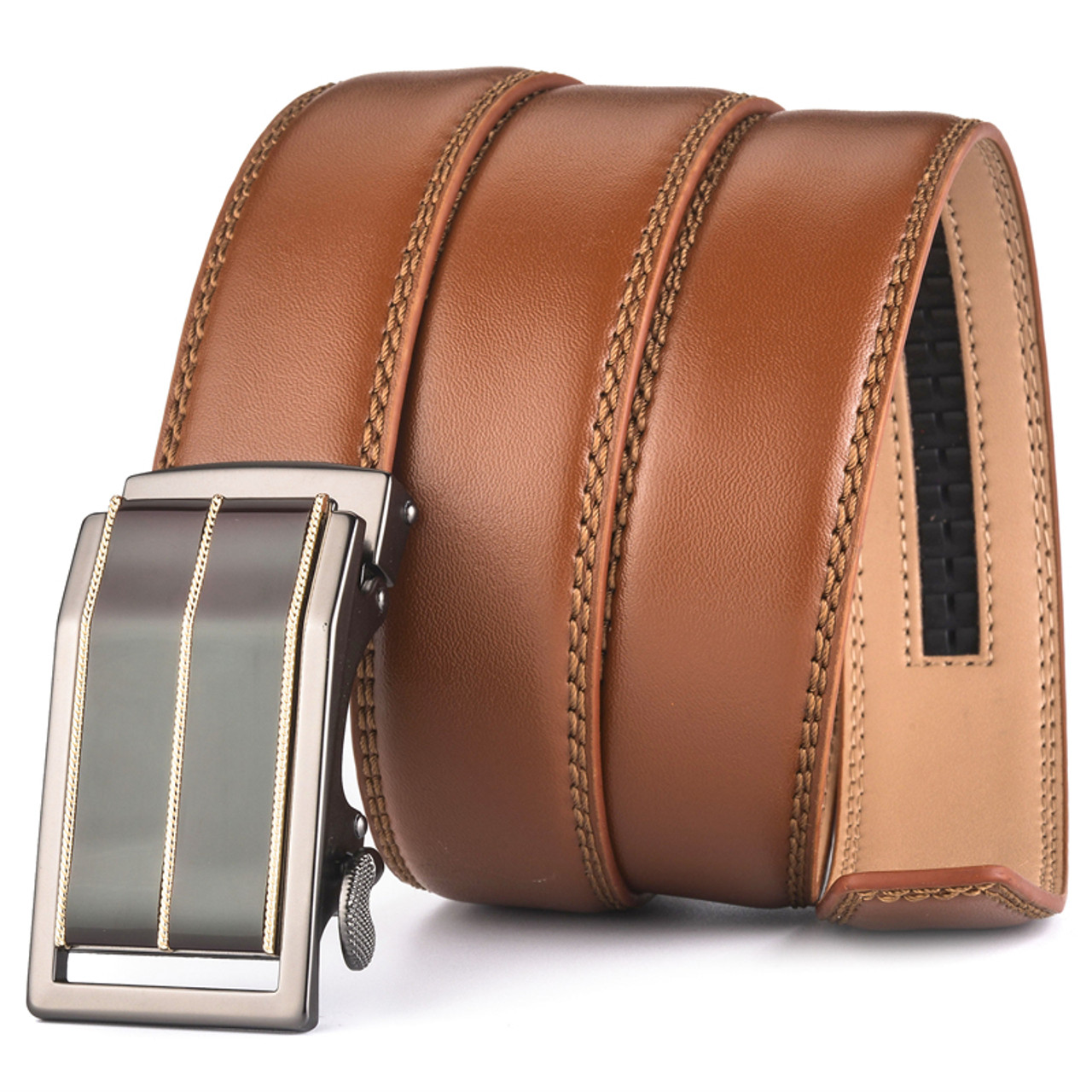 mens designer brown belt