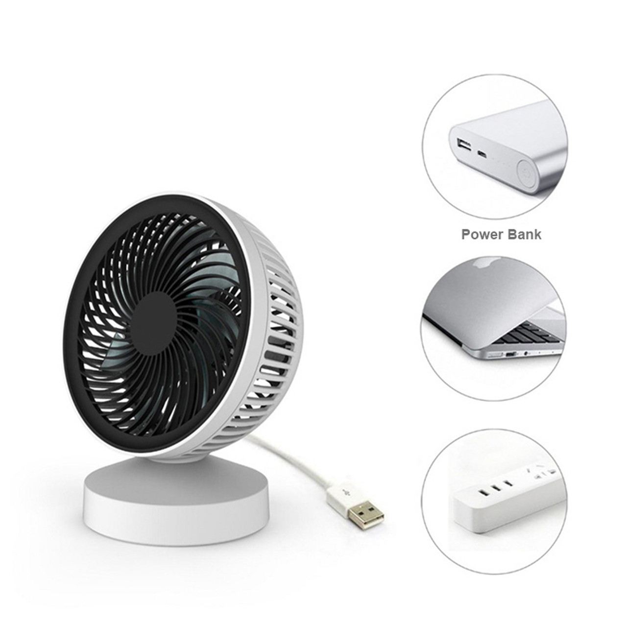 YIWU Portable Electric Fan USB Desktop Silent Small Cooling Fan Seven Blades Blower YIWU Portable Electric Fan USB Desktop Silent Small Cooling Fan Seven Blades Blower