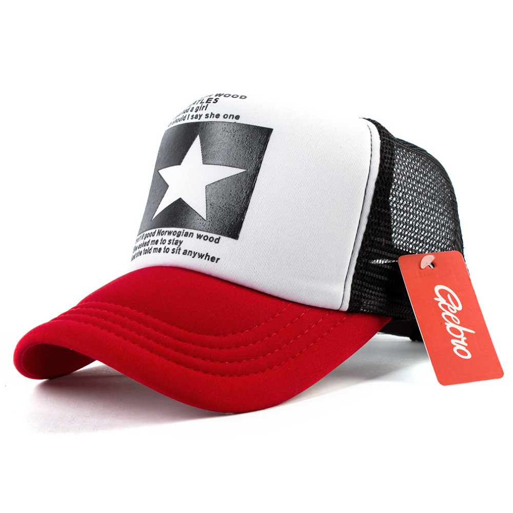 Summer Star Snapback Baseball Cap Men 
