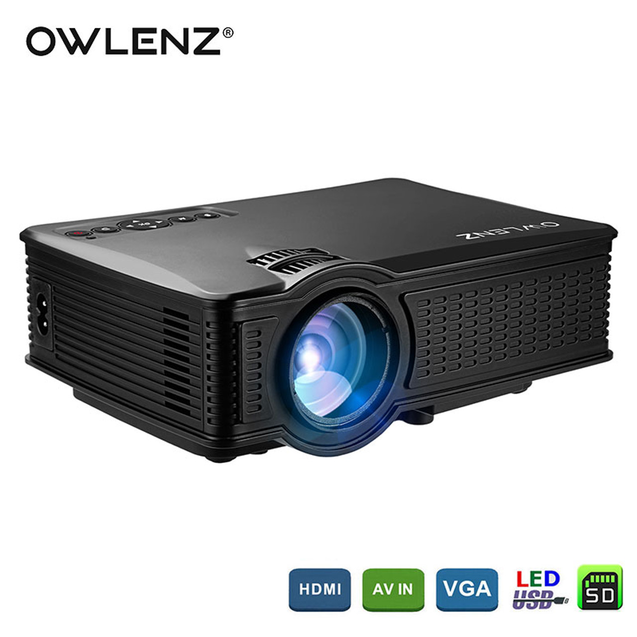 owlenz hot sd50 lcd mini projector home cinema theater movie led proyector hd projectors hdmi usb av support 1080p 1500 lumens