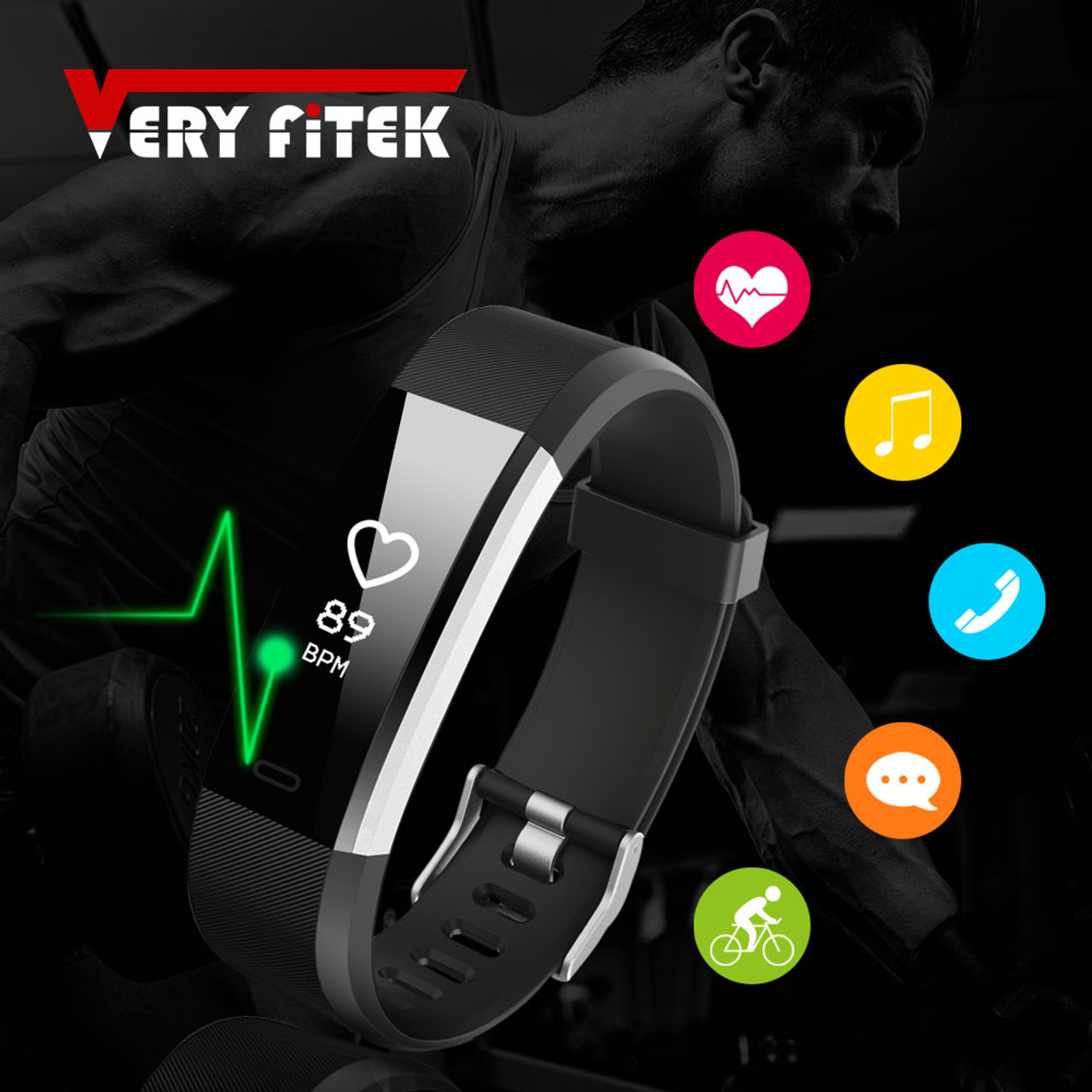 Bluetooth Fitness Band Smart Watch Tracker with Heart Rate Sensor Activity  Tracker Waterproof at Rs 650/piece | Bluetooth Watch in New Delhi | ID:  21400390733
