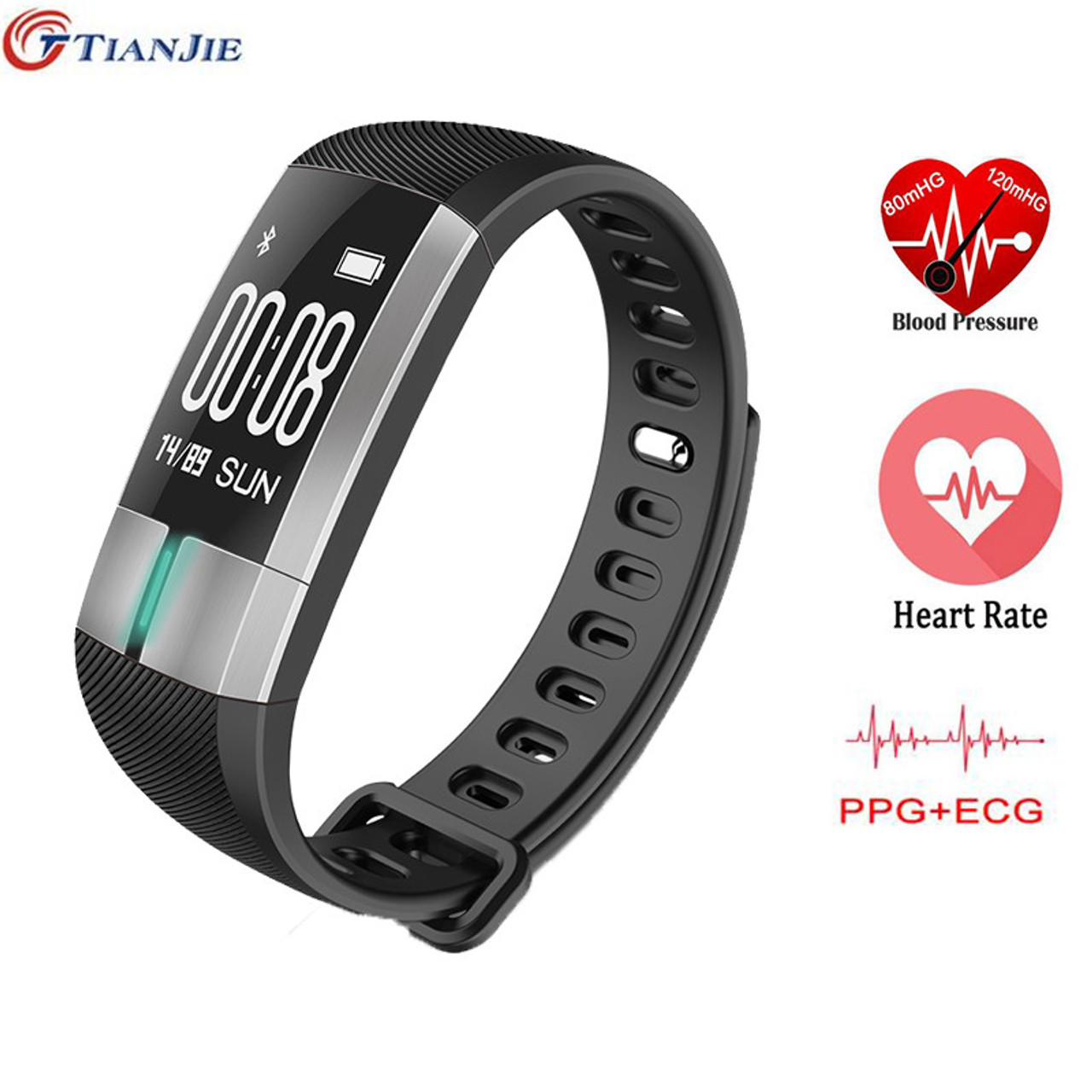 fitbit with blood pressure and heart rate monitor