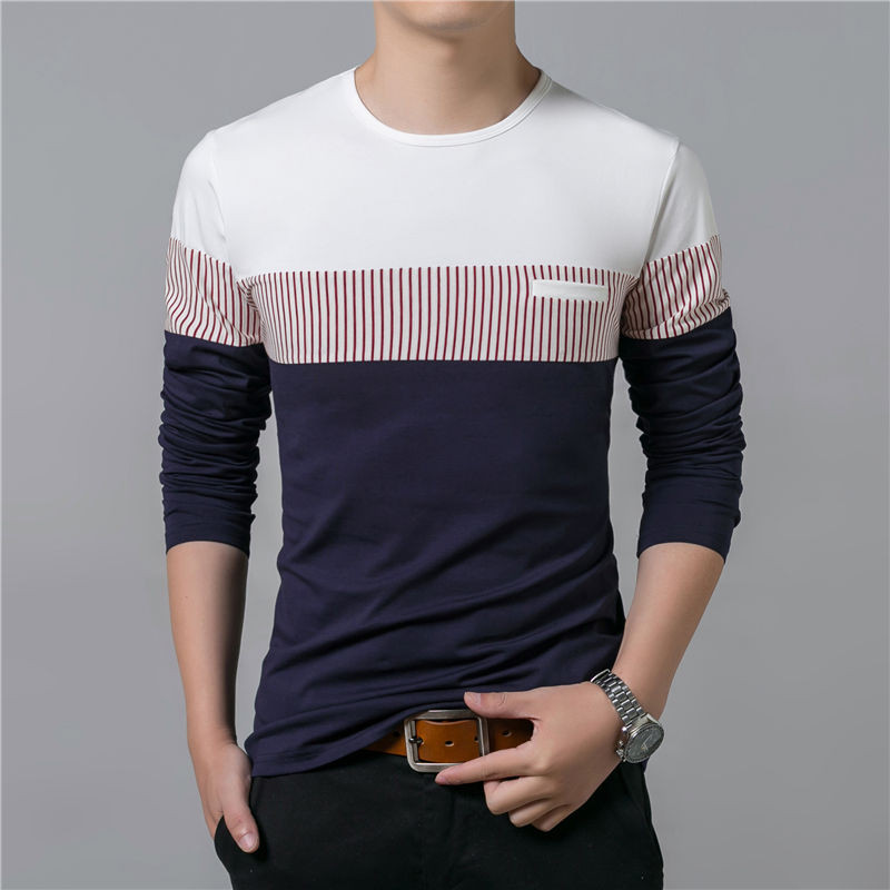 T-Shirt Men Spring Summer New Long 
