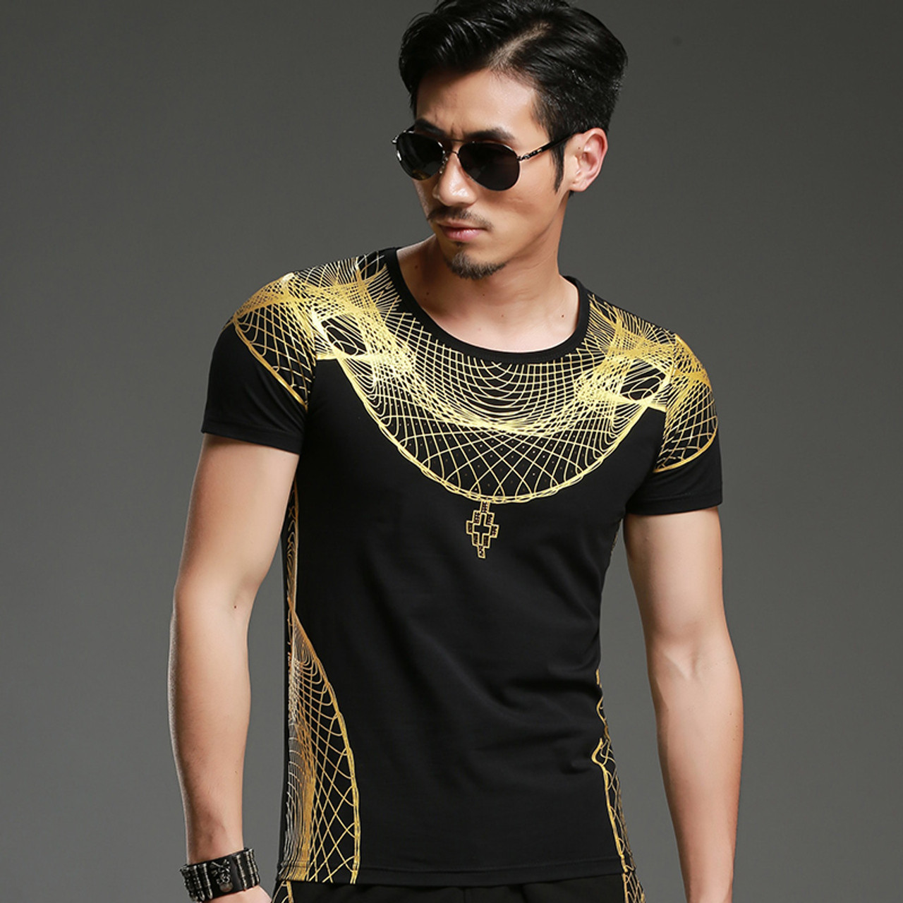 New fashion t shirt men Clearance