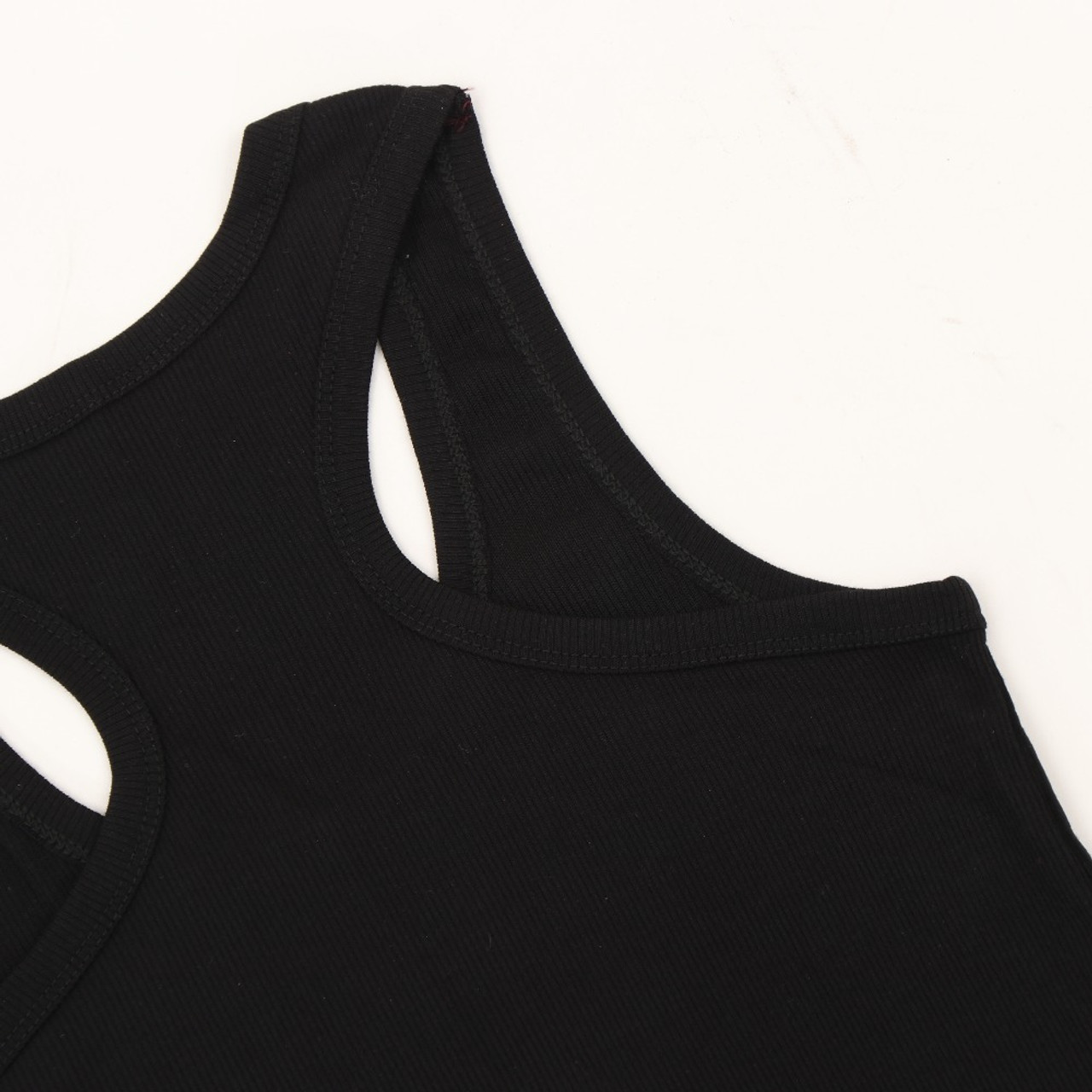 Summer Sexy Low-cut Basic T-shirts Fashion Lady Tank Top Solid