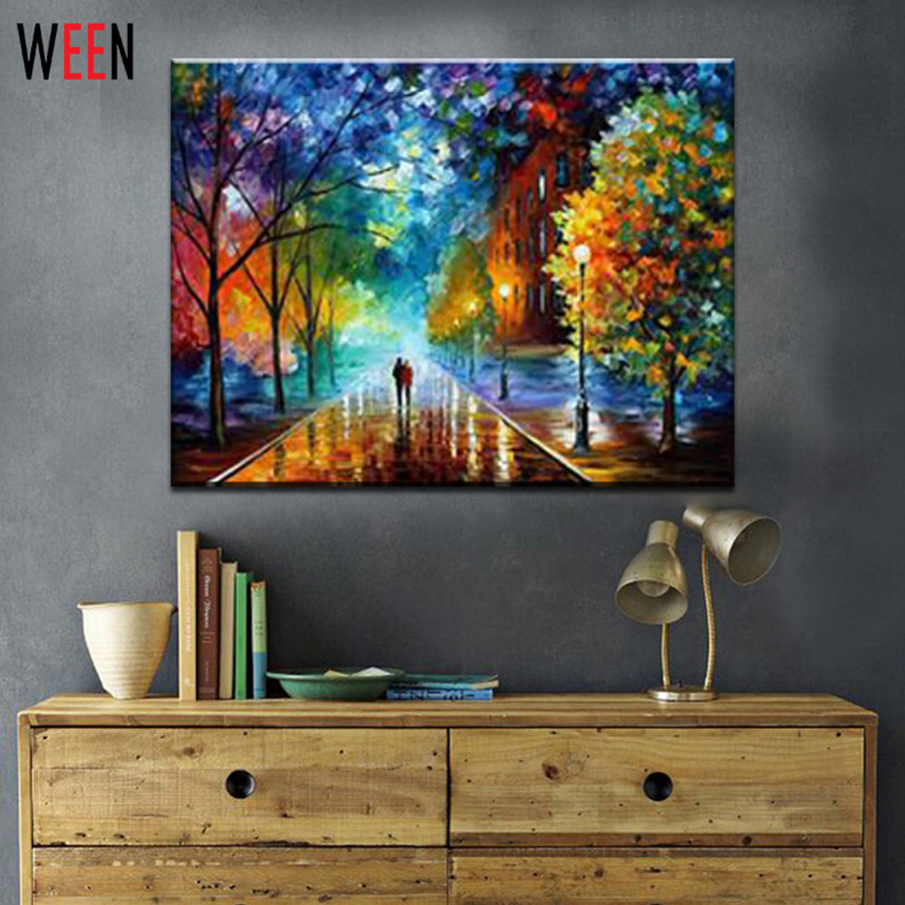 Ween Rural Landscape Painting By Number Diy Oil Paint 40x50cm