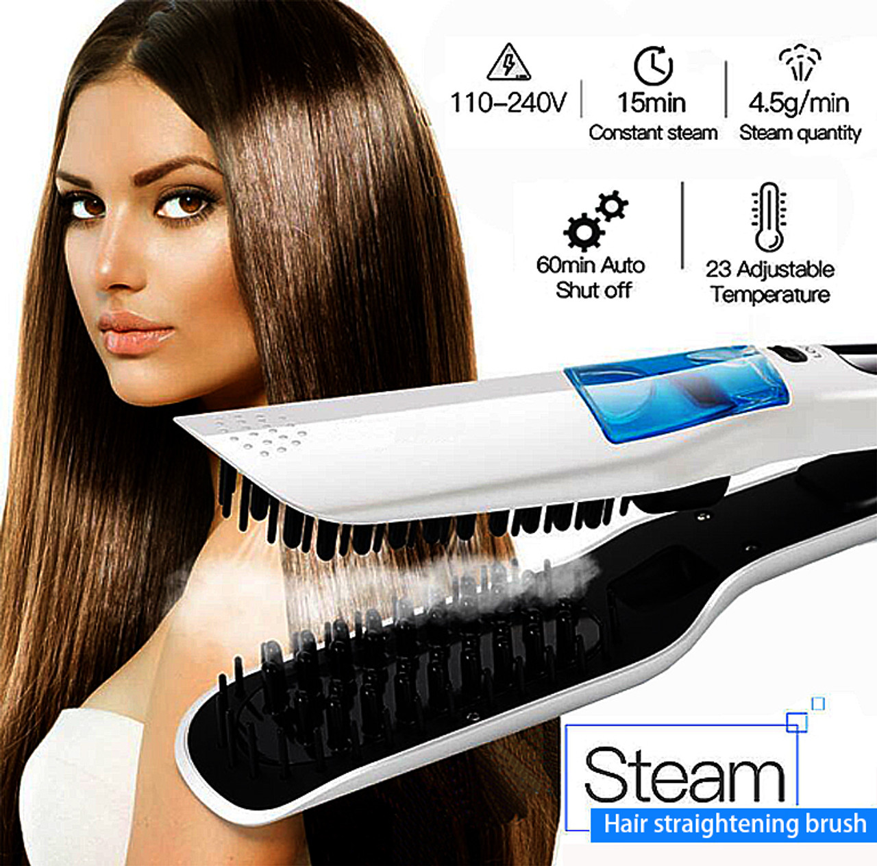 Hair straightener with steam фото 96