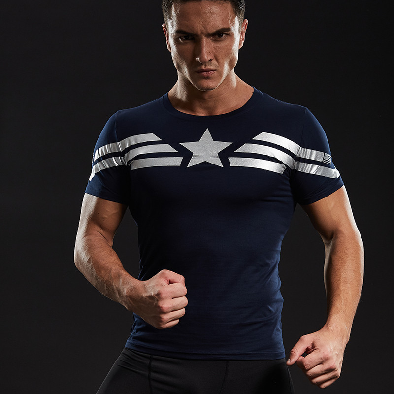 Civil War Tee Cotton Fitness Clothing 