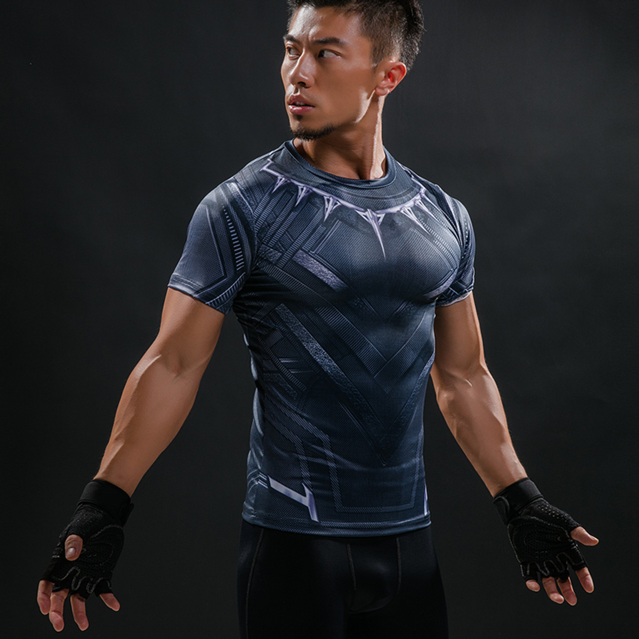 Black panther shirt mens Clearance