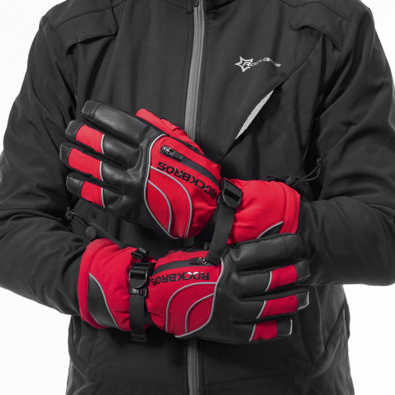 rockbros winter cycling gloves