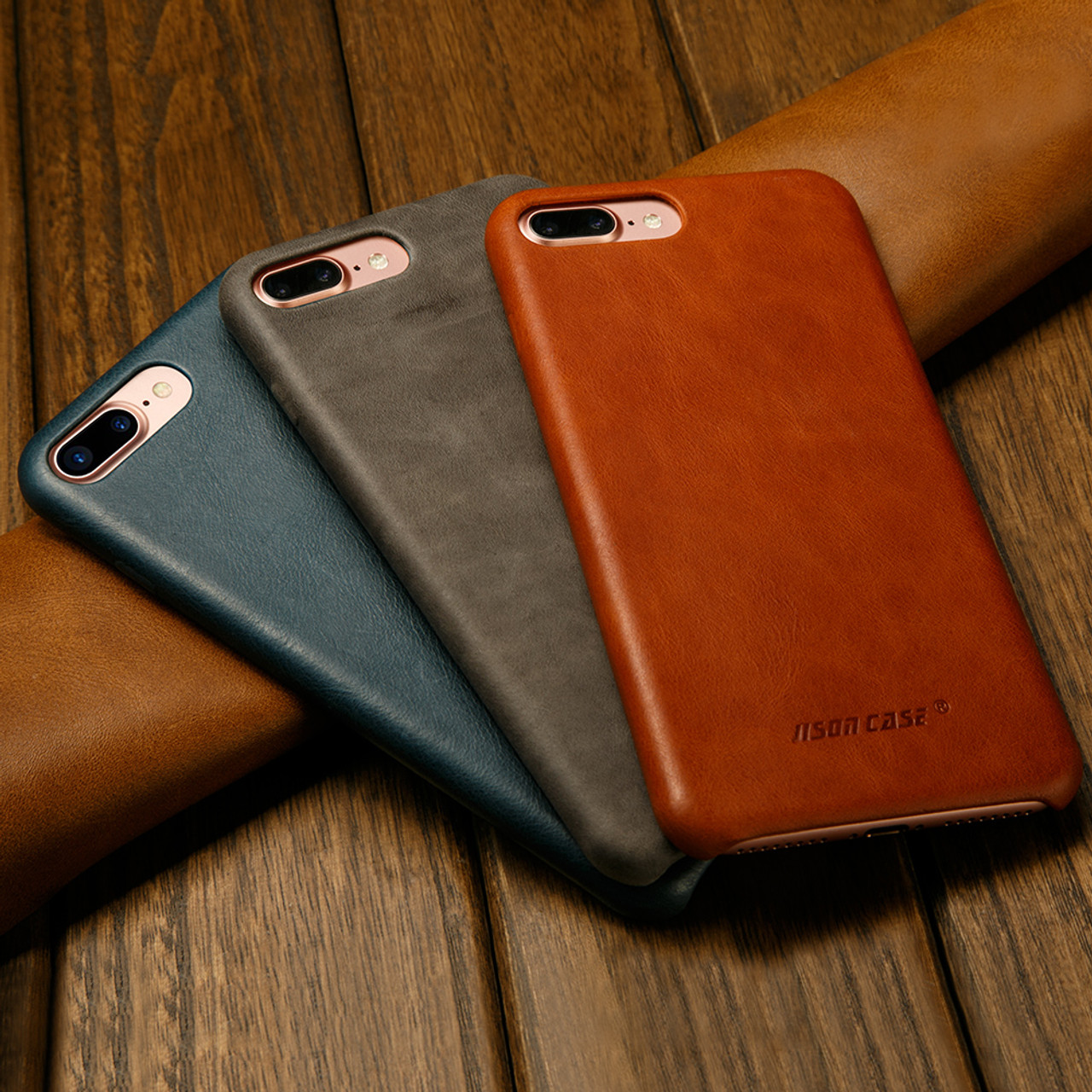 Jisoncase Original Leather Case for iPhone 8 8 Plus Case Cover Genuine  Leather Luxury Slim Back Cover for iPhone 7 7 Plus Capas - OnshopDeals.Com