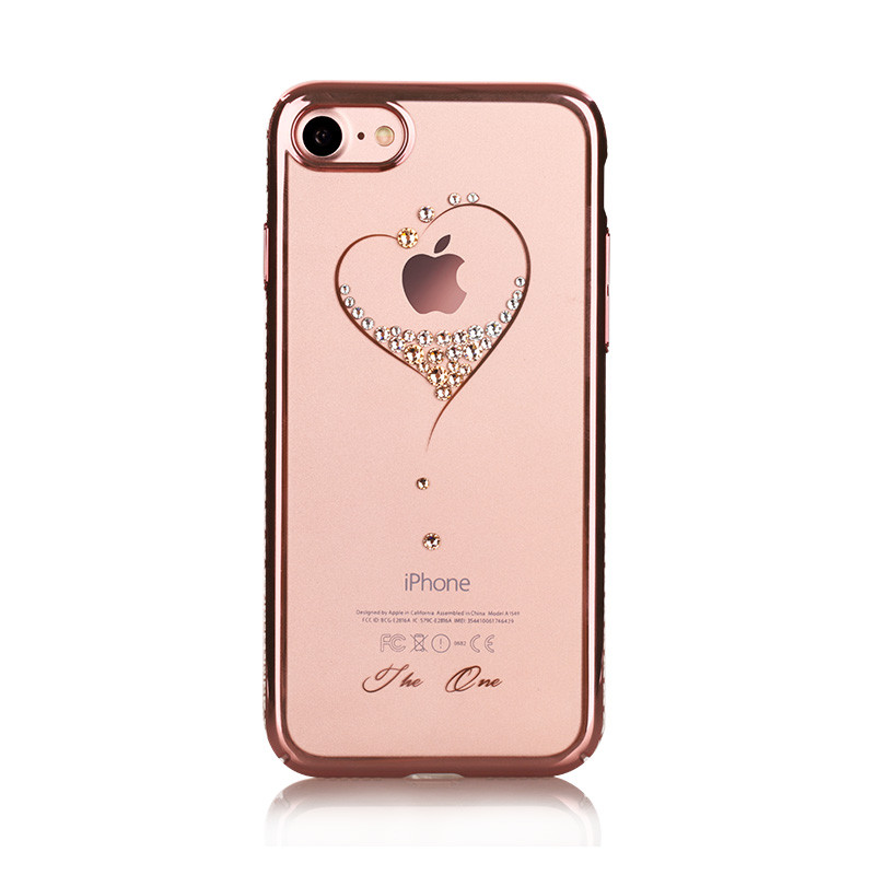 Capa Apple Iphone 7 Plus / 8 Plus TPU com Cristais Swarovski