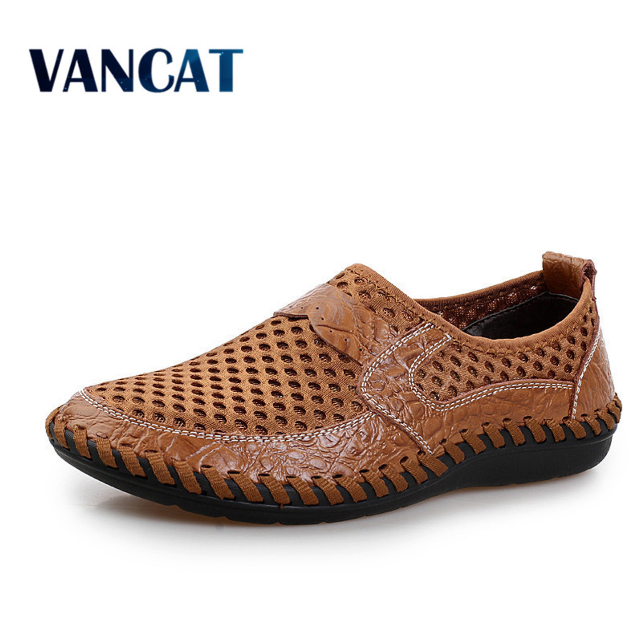 mens leather summer shoes