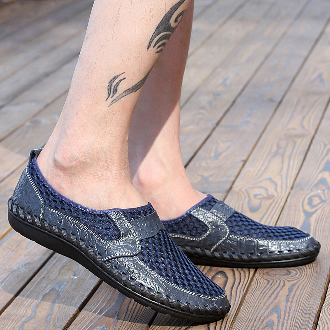 mens casual slip on summer shoes