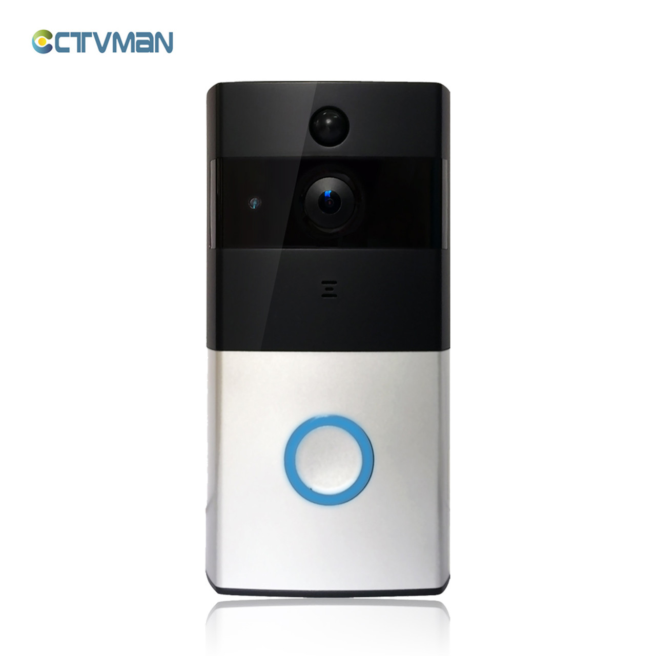 Ctvman Wireless Video Door Phone Hd Pir Wifi Doorbell Intercom 720p Ip Camera Battery Power Audio Sd Card Slot Outdoor Security