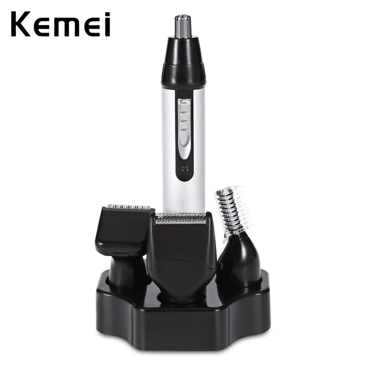 Kemei6650 4 In 1 Fashion Nose Ear Trimmer Electric Shaving Safe