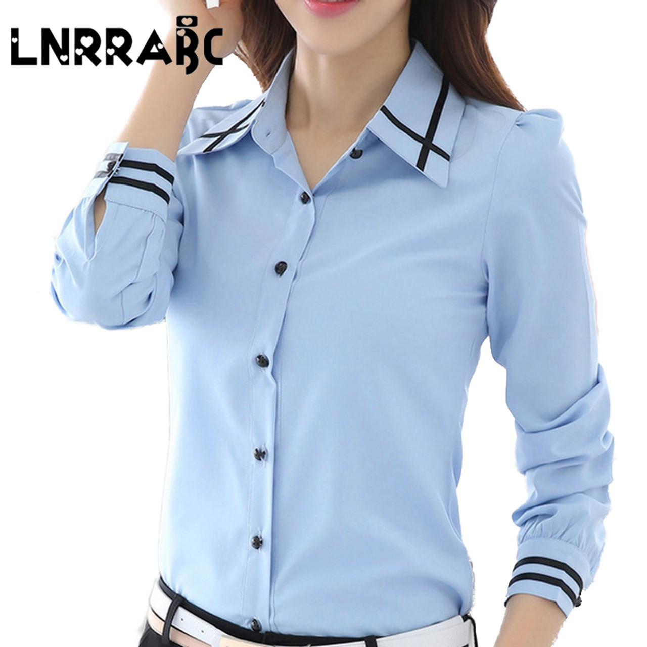 ladies blue shirt