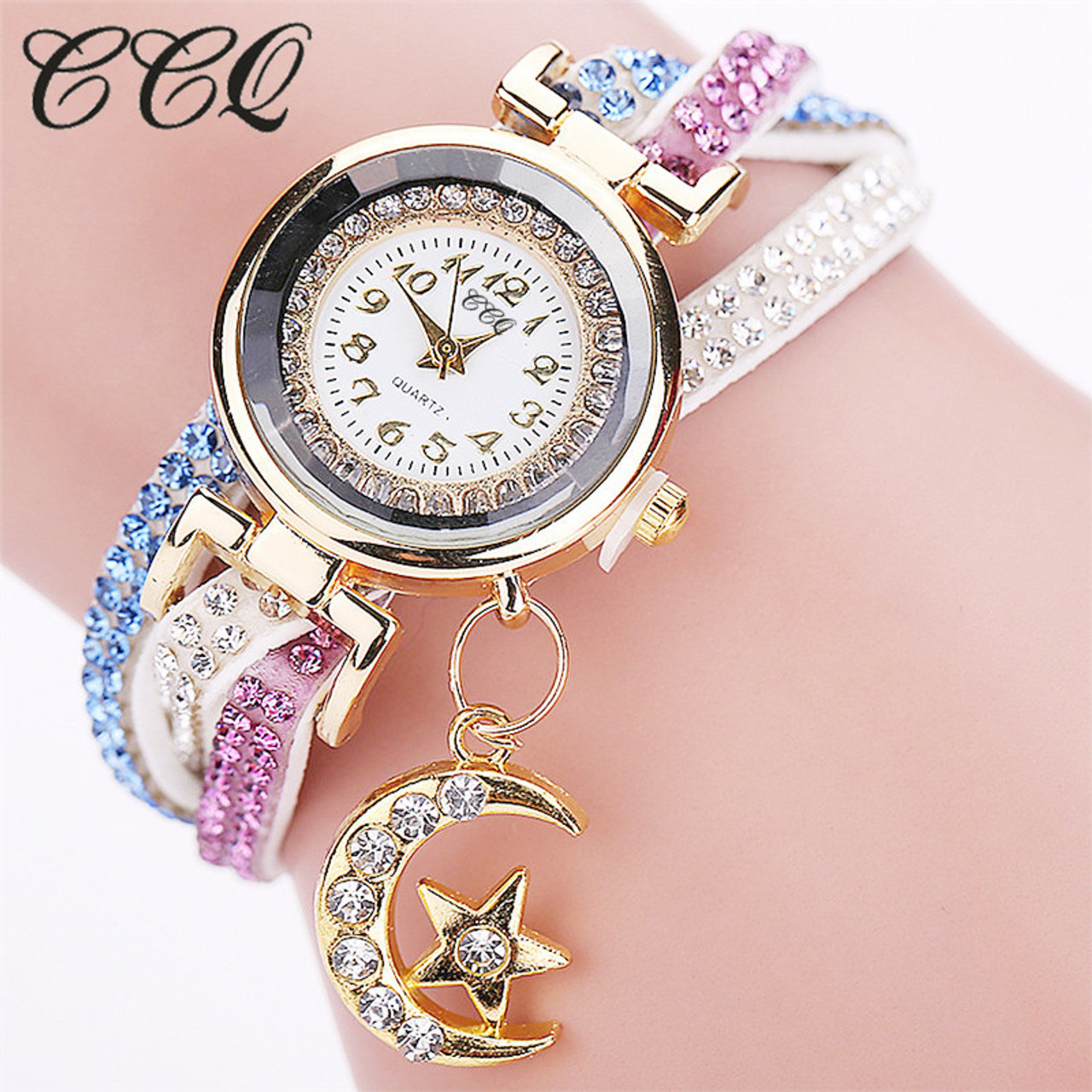 Luxury Golden Bracelet Watch Women Fashion Mesh Fine Alloy Band Rhinestone  Dial Quartz Wrist Watch Casual Women Watches Clock - AliExpress
