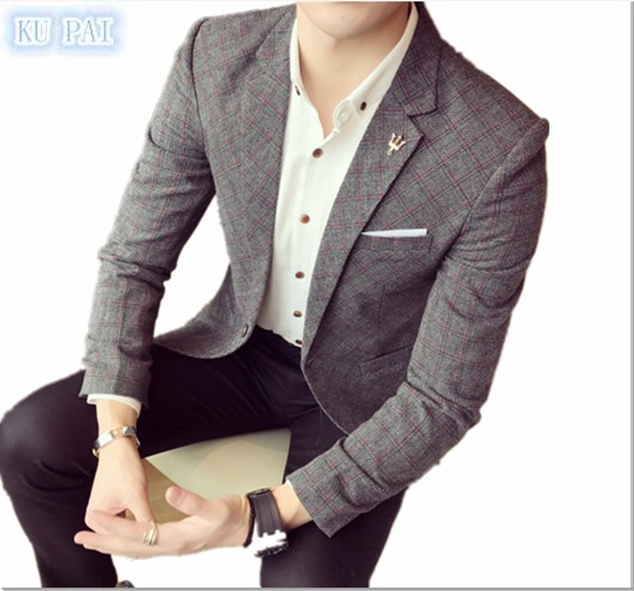 korean casual suit