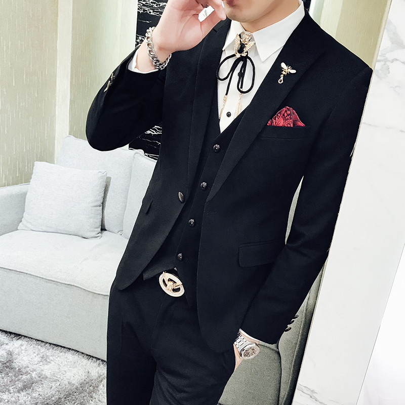 Red Prom Suit 2018 New Evening Man 