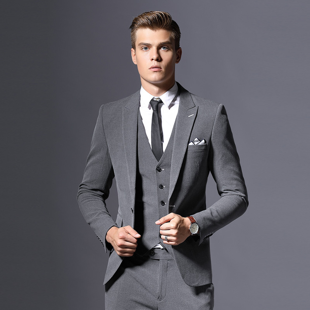 Slim Fit Coat Suit For Men - Mwxsd Brand Men S Casual Slim Fit Blazer ...