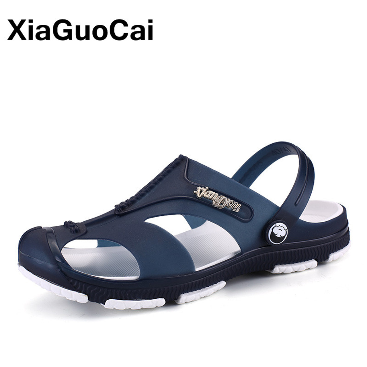 XiaGuoCai 2018 Summer Men's Slippers 
