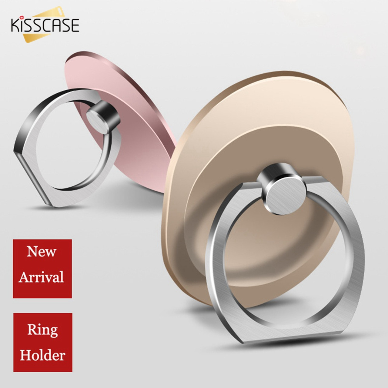 Rotatable Finger Ring Mobile Phone Holder - Holders & Stands - Aliexpress