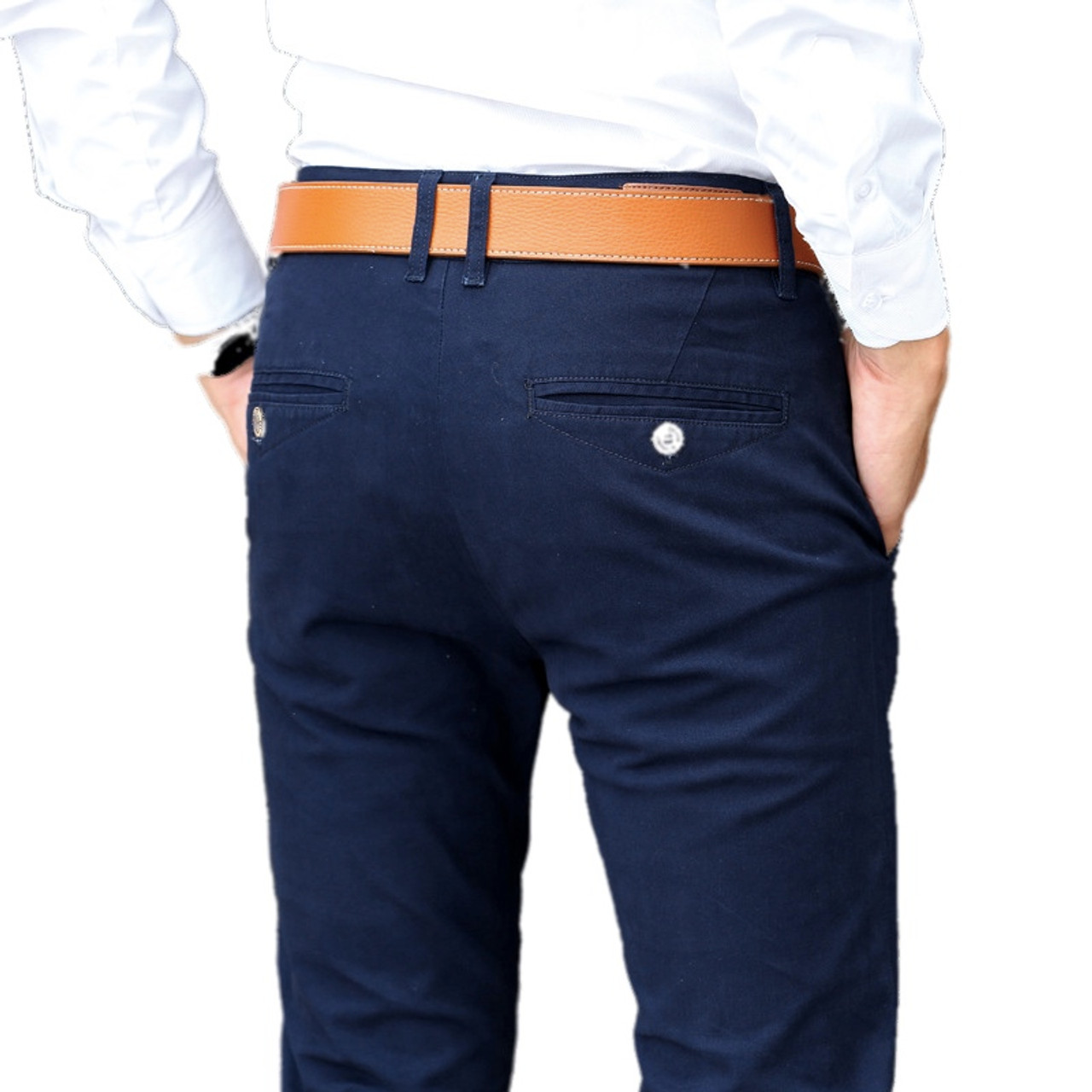 Elastic Waist Trousers  Mens Elastic pants at 20 off  Uathayam