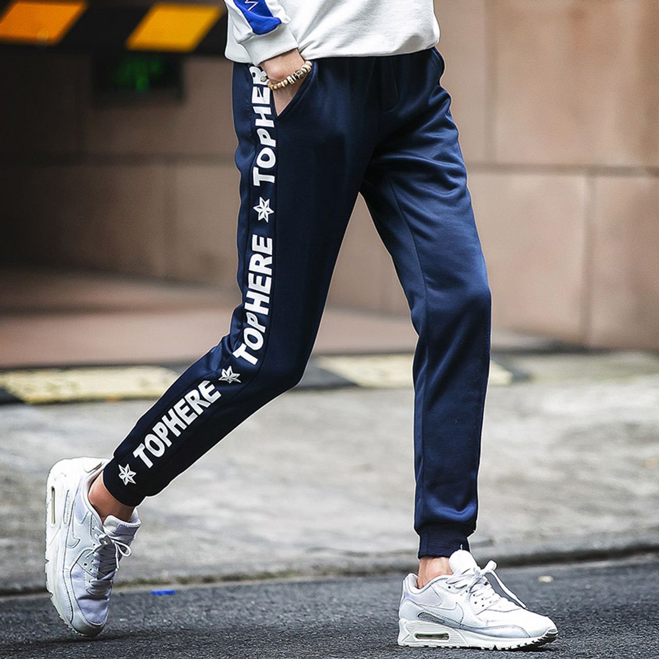 Hip Hop Fashion Black Blue Elasticity Skinny Denim Pencil Pants Jeans Men -  China Men Jeans and Slim Fit Jeans price | Made-in-China.com