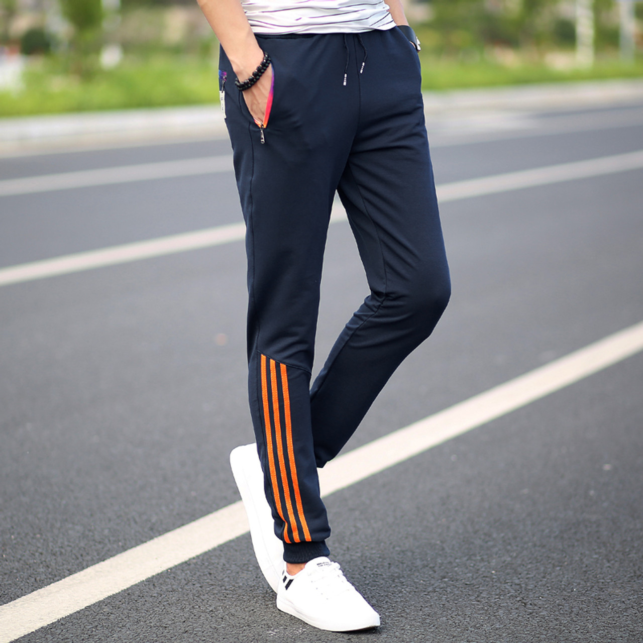 Men's Mustard Slim Fit Dress Sweatpant