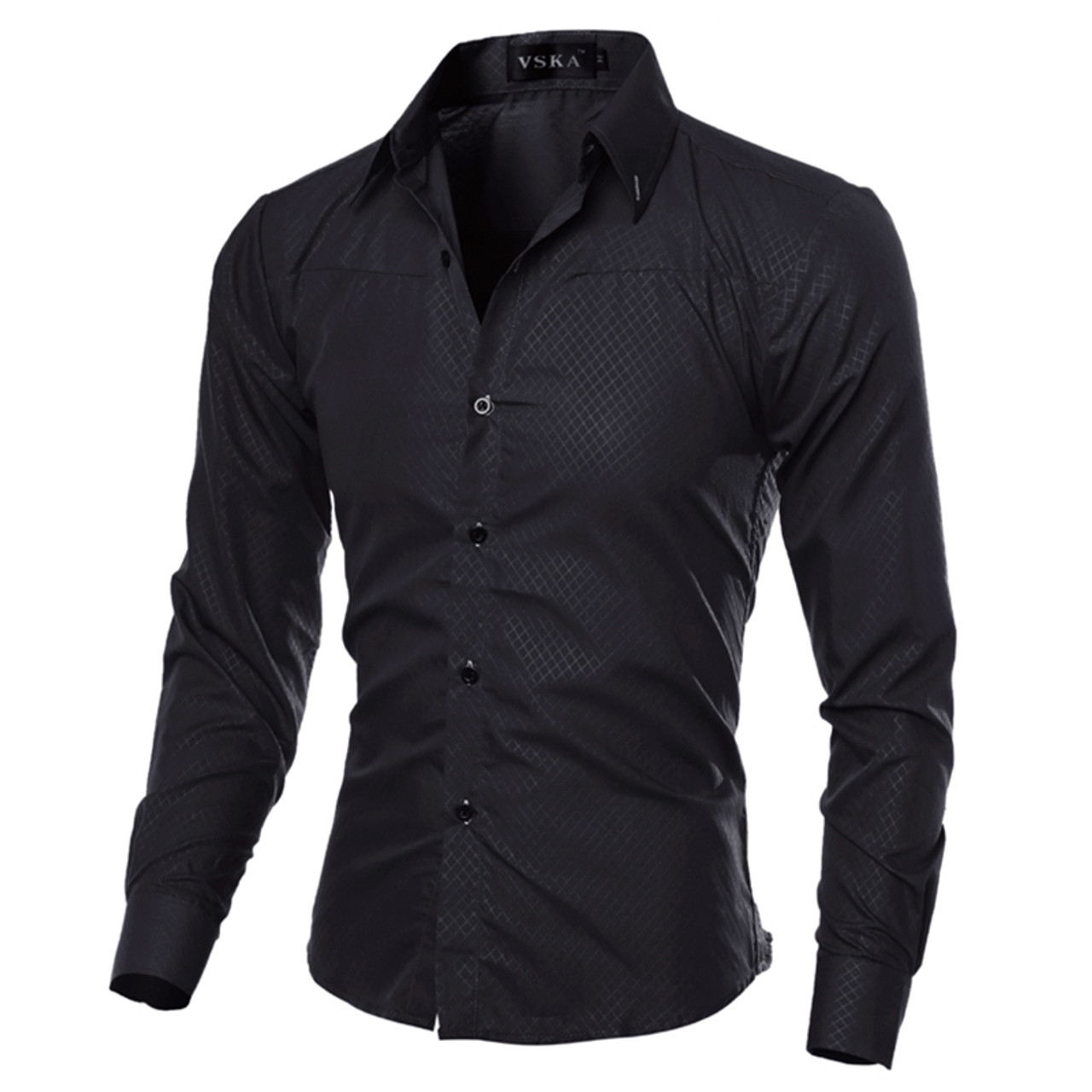 black dress shirt fashion