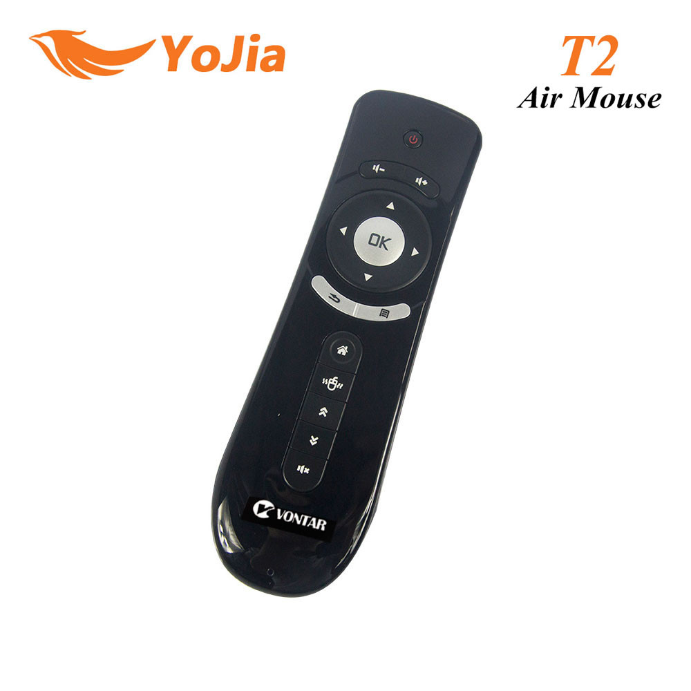 Gyroscope Mini Fly T2 Air Mouse 2.4G Wireless Keyboard Mouse For