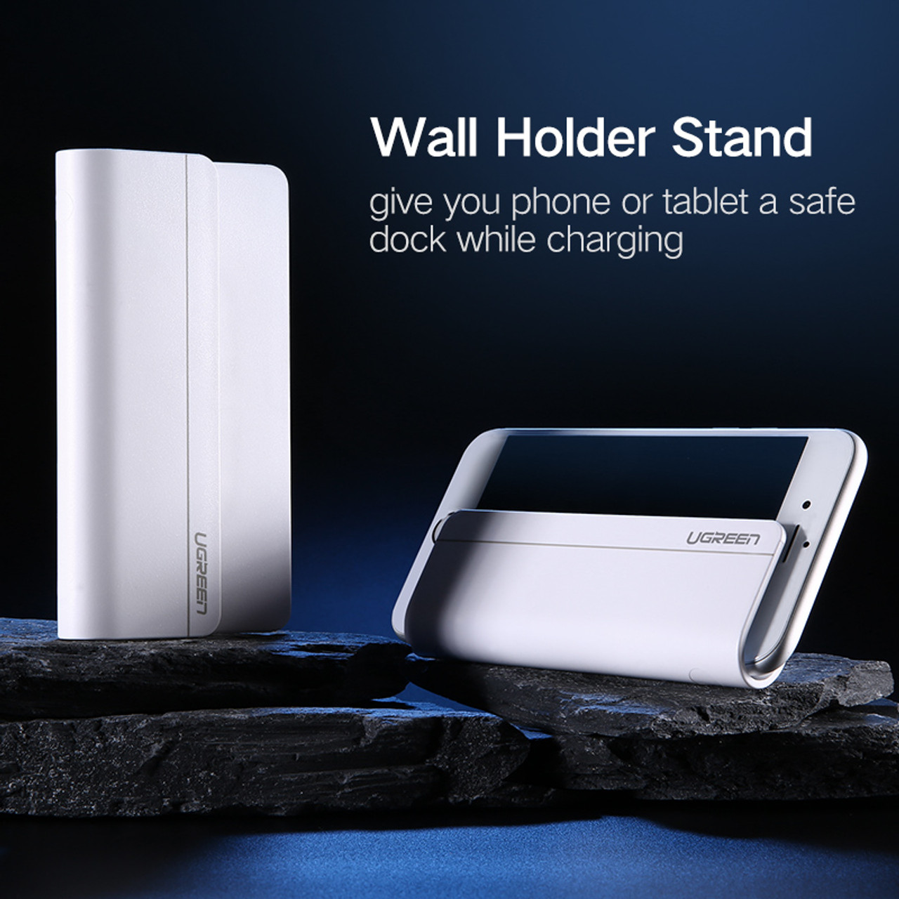 ugreen phone holder charging stand with 3m adhesive holder stand for iphone 8 x 7 plus samsung galaxy s9 htc tablet mount holder