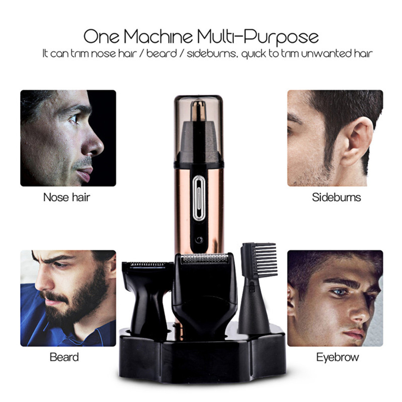 nose hair and beard trimmer