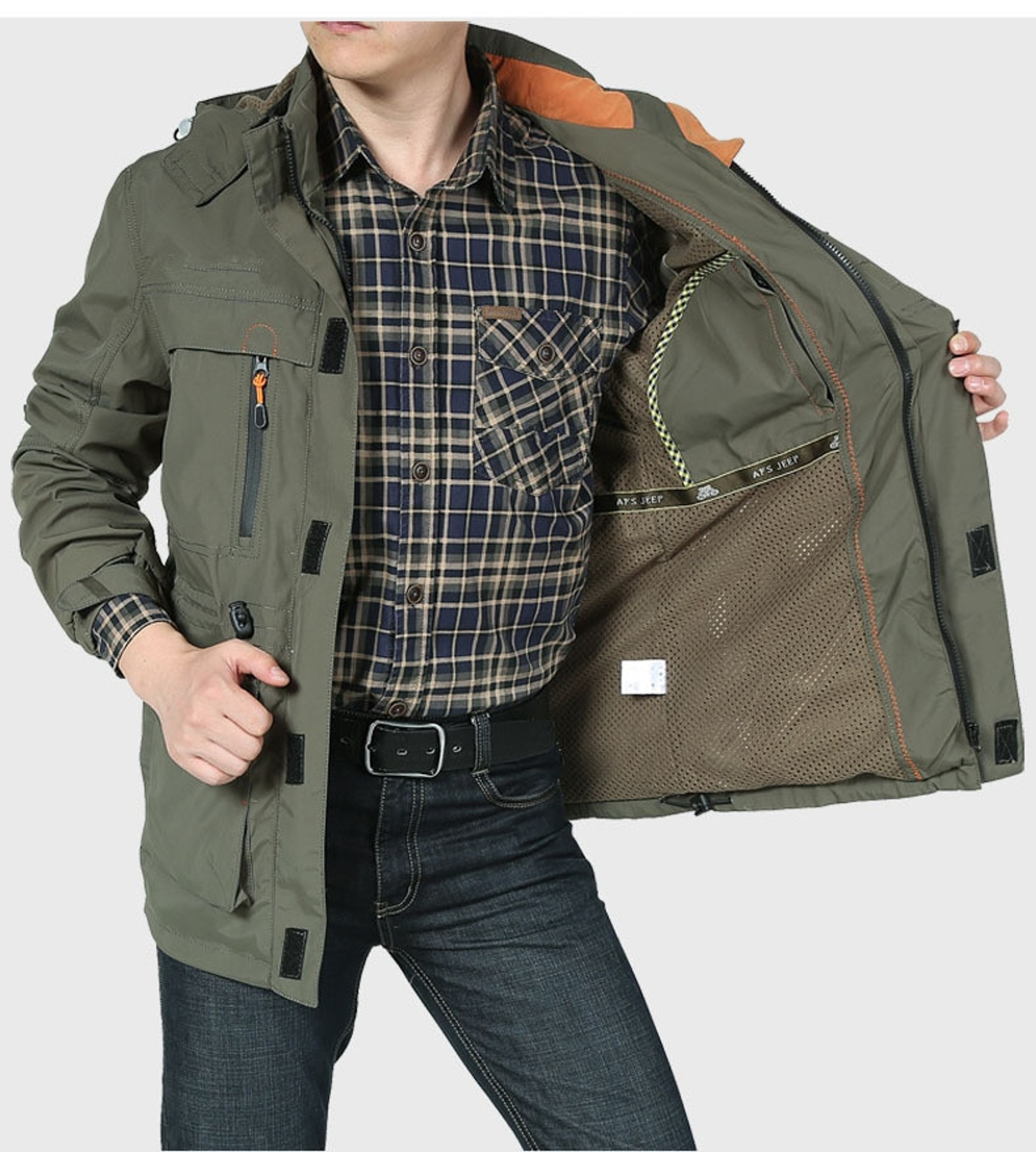 Bomber Soft Shell Jacket Men Army Jacket Breathable Windproof Raincoat