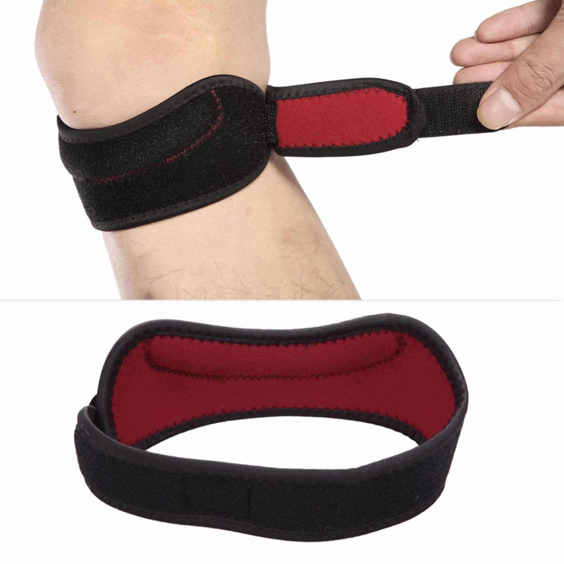 Kneecap Adjustable OK Cloth Runners Knee Strap Patella Tendon Brace