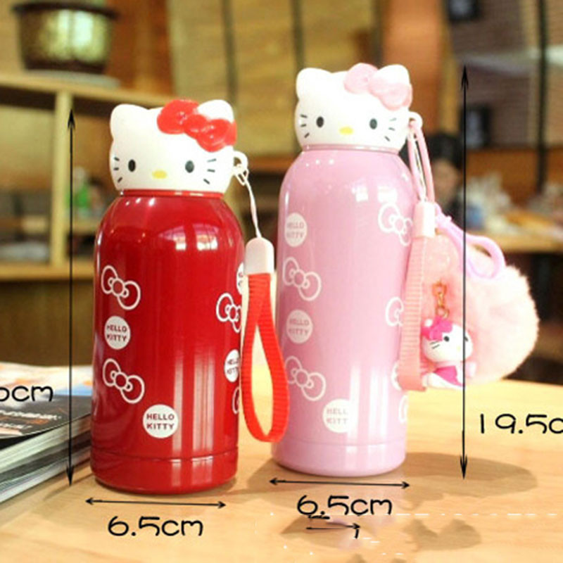 Hello Kitty kettle 200ml/280ml Mini Cartoon Stainless Steel Children