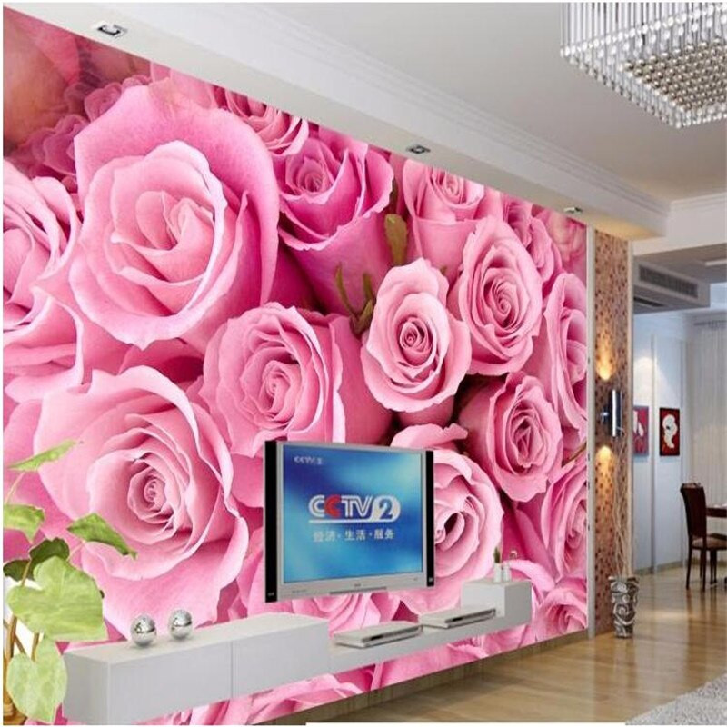Custom 3D Mural Wallpaper Stereo Relief Magnolia Flower Wall Art