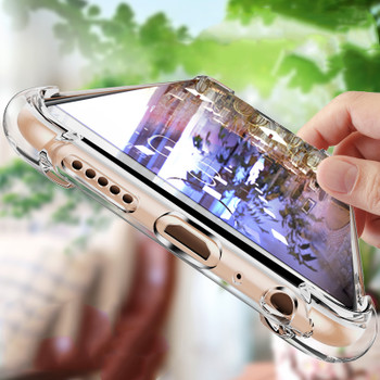 Military Protection TPU Cover For Oneplus 6 Case [Air Cushion] Shockproof Soft One Plus 6 Oneplus6 Transparent Phone Cases