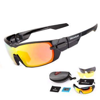 Polarized Cycling SunGlasses Mountain Bike Goggles 5 Lens UV400 Cycling Eyewear Bicycle Sunglasses Cycling Glasses 2018