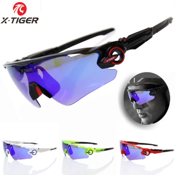 PHMAX Polarized 5 Lens Cycling Eyewear MTB Bicycle Sun Glasses