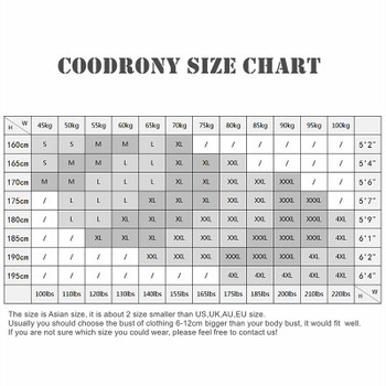 COODRONY T-Shirt Men 2018 Spring Autumn New Cotton T Shirt Men Solid Color Chinese Style Mandarin Collar Long Sleeve Top Tee 608