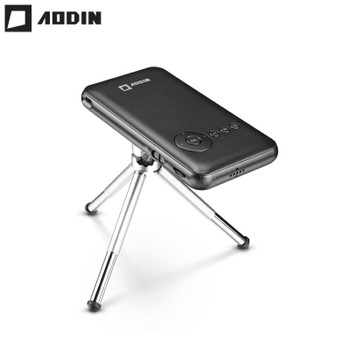 AODIN M6S 32G Smart DLP Mini Projector WIFI LED Portable Projector HD Home Theater Android Pocket Projector HDMI IN Smartphone