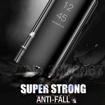 MooPok Luxury Smart View Phone Case For Samsung Galaxy S9 S8 Plus Flip Stand Cover Cases For Samsung Galaxy S7 Edge Note 8 Case